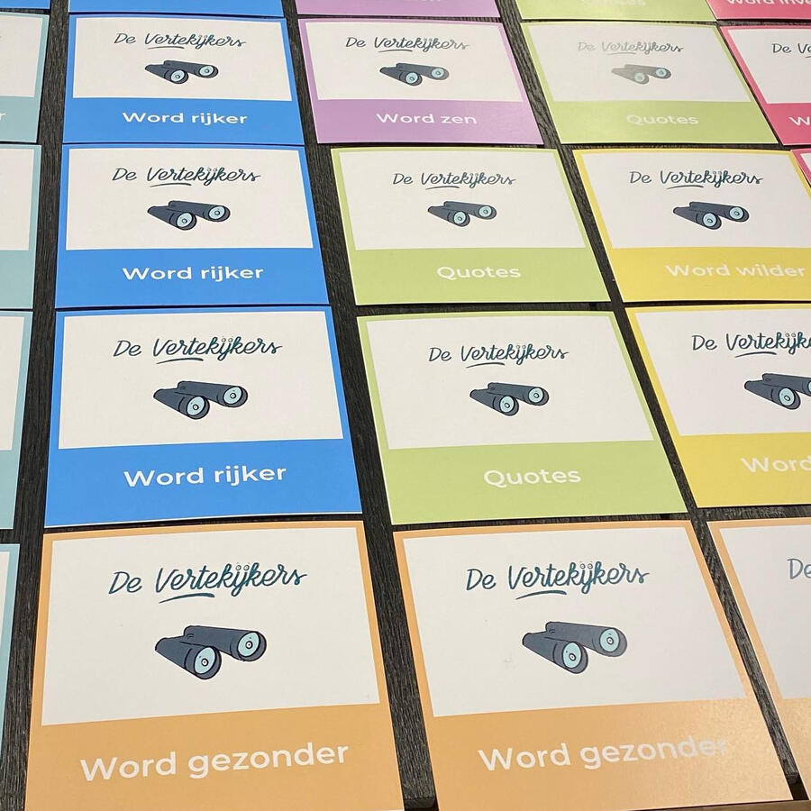 Kaartjes en thema's
